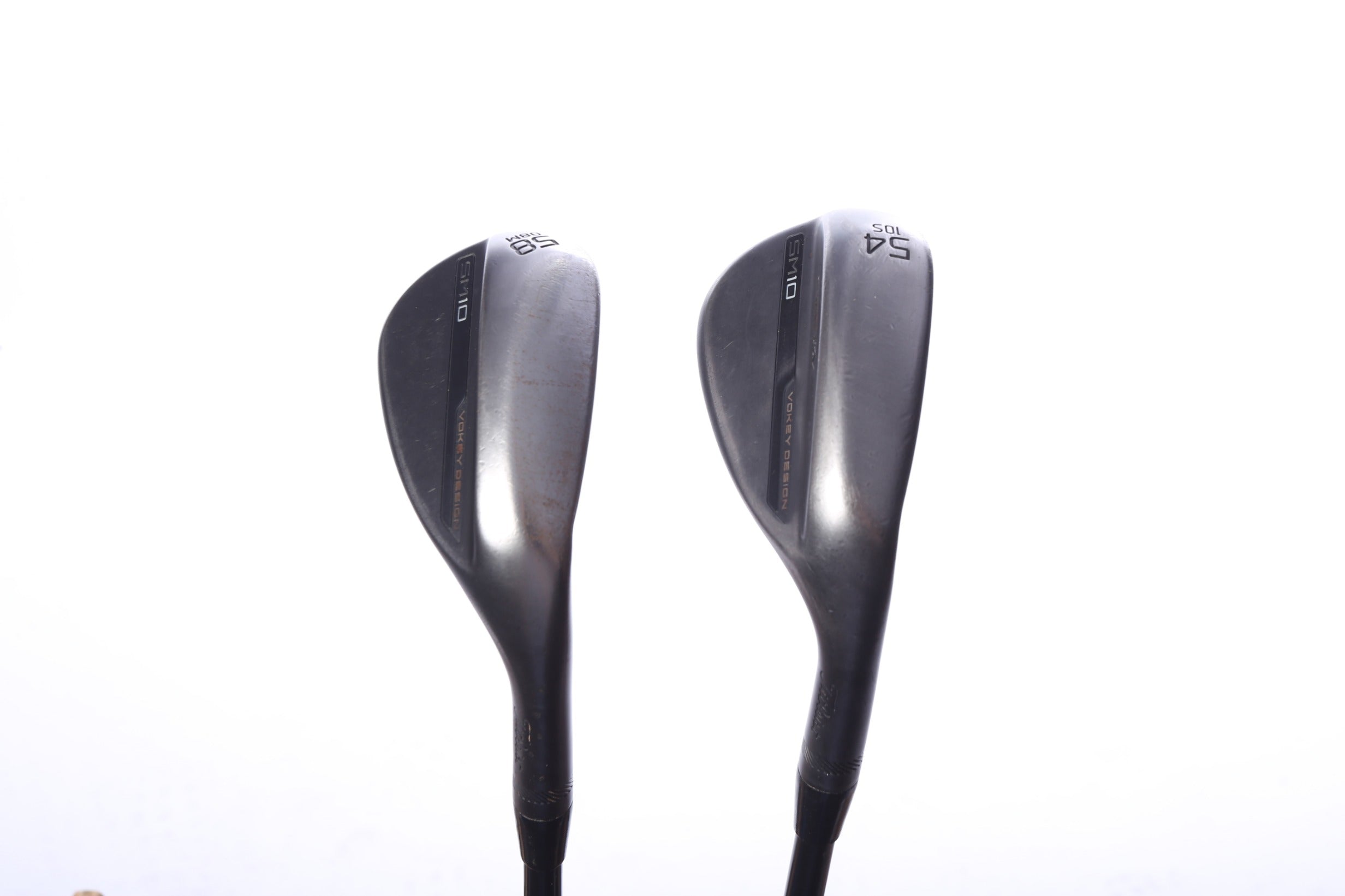 Used Titleist Vokey SM10 Jet Black Wedge Set - Right-Handed - 54*, 58* - Extra Stiff Flex-Next Round