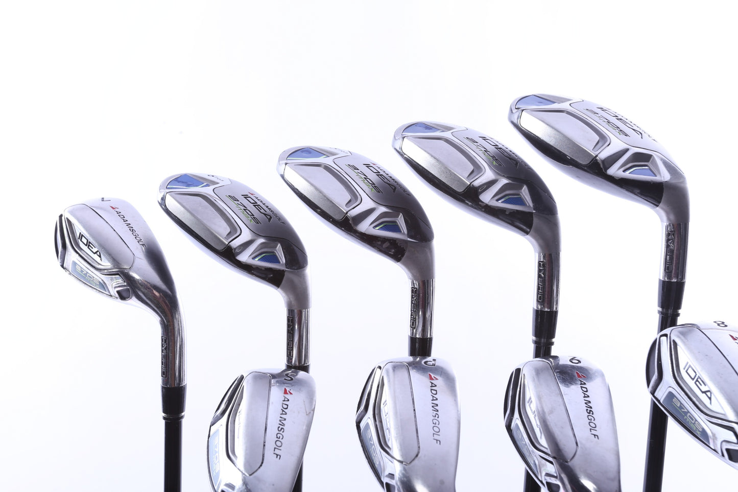 Used Adams Idea a7OS Keri Max Complete Set - Right-Handed - 3-PW, SW - Regular Flex-Next Round