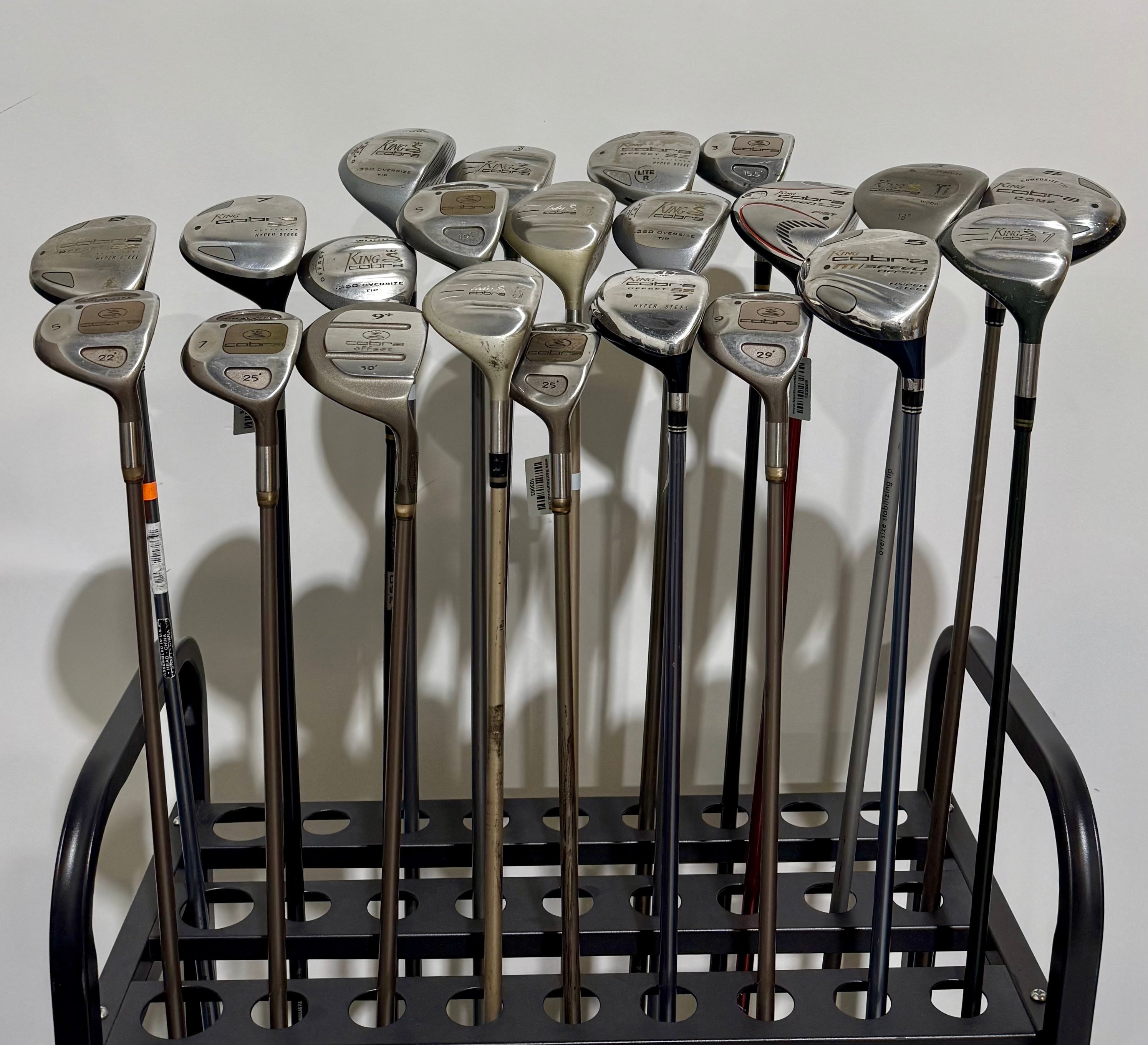 Wholesale Lot of 25 Golf Clubs - Cobra Fairway Woods - Left/Right Handed-Next Round