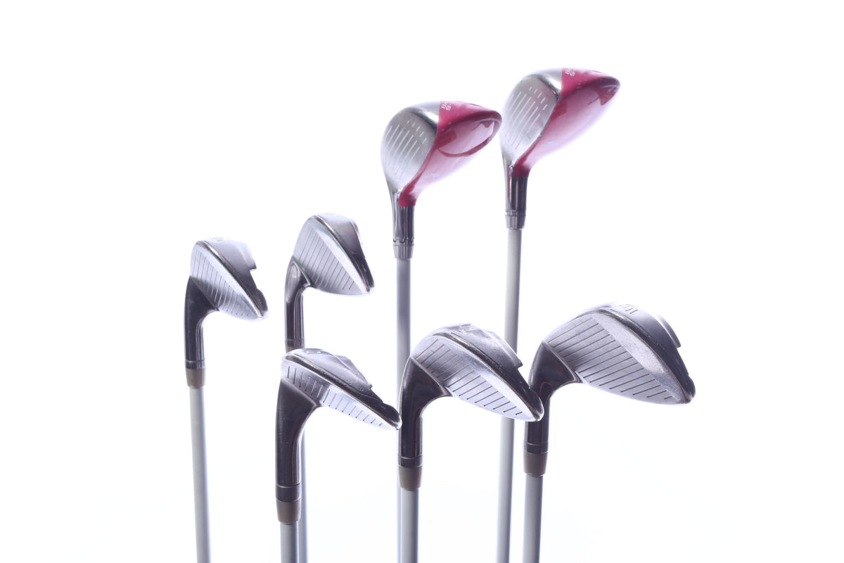 Used Cobra BiO Cell Combo Iron Set - Right-Handed - 4/5 HY, 5/6 HY, 7-PW, SW - Ladies Flex