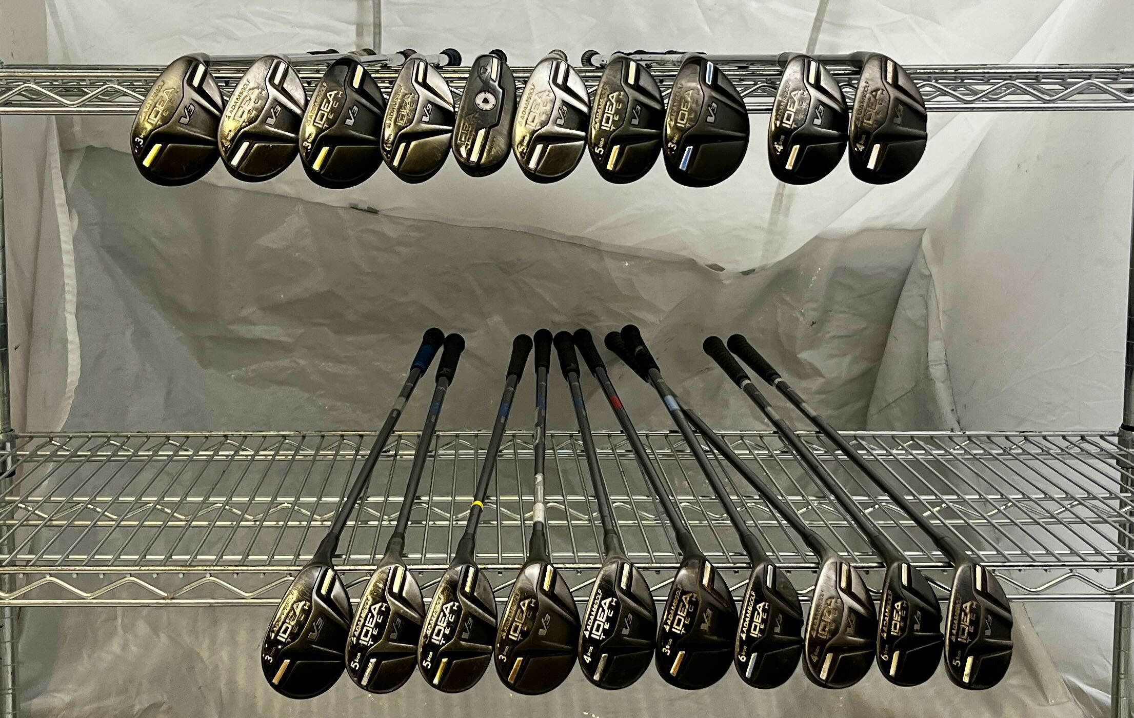 Wholesale Lot of 20 Golf Clubs - Adams V3 Hybrids-Next Round