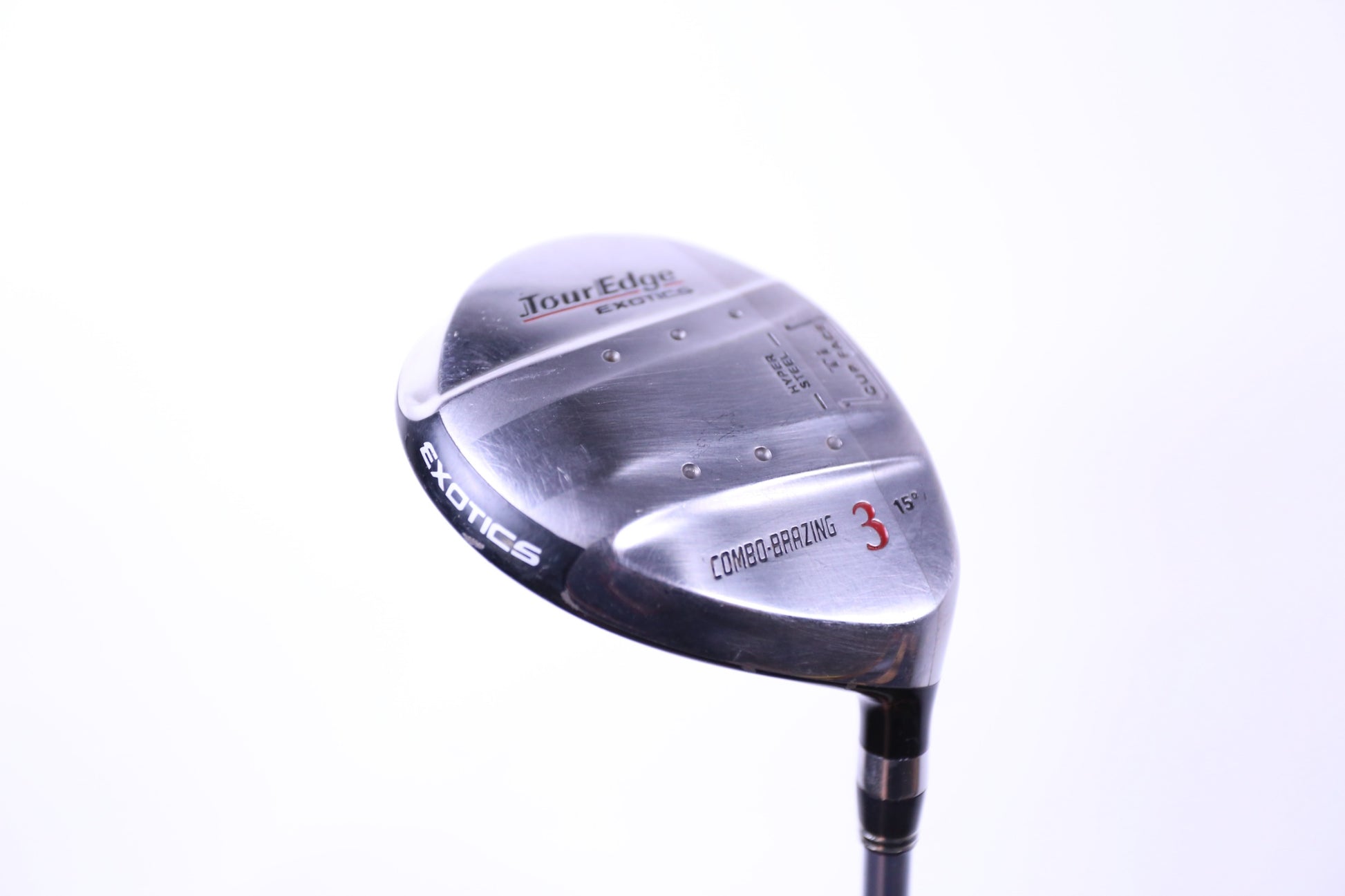 Used Tour Edge EXOTICS COMBO BRAZING 3-Wood - Right-Handed - 15 Degrees - Stiff Flex-Next Round