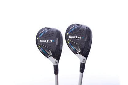 Used TaylorMade SIM2 MAX Rescue Hybrid Set - Right-Handed - 4H, 5H - Ladies Flex