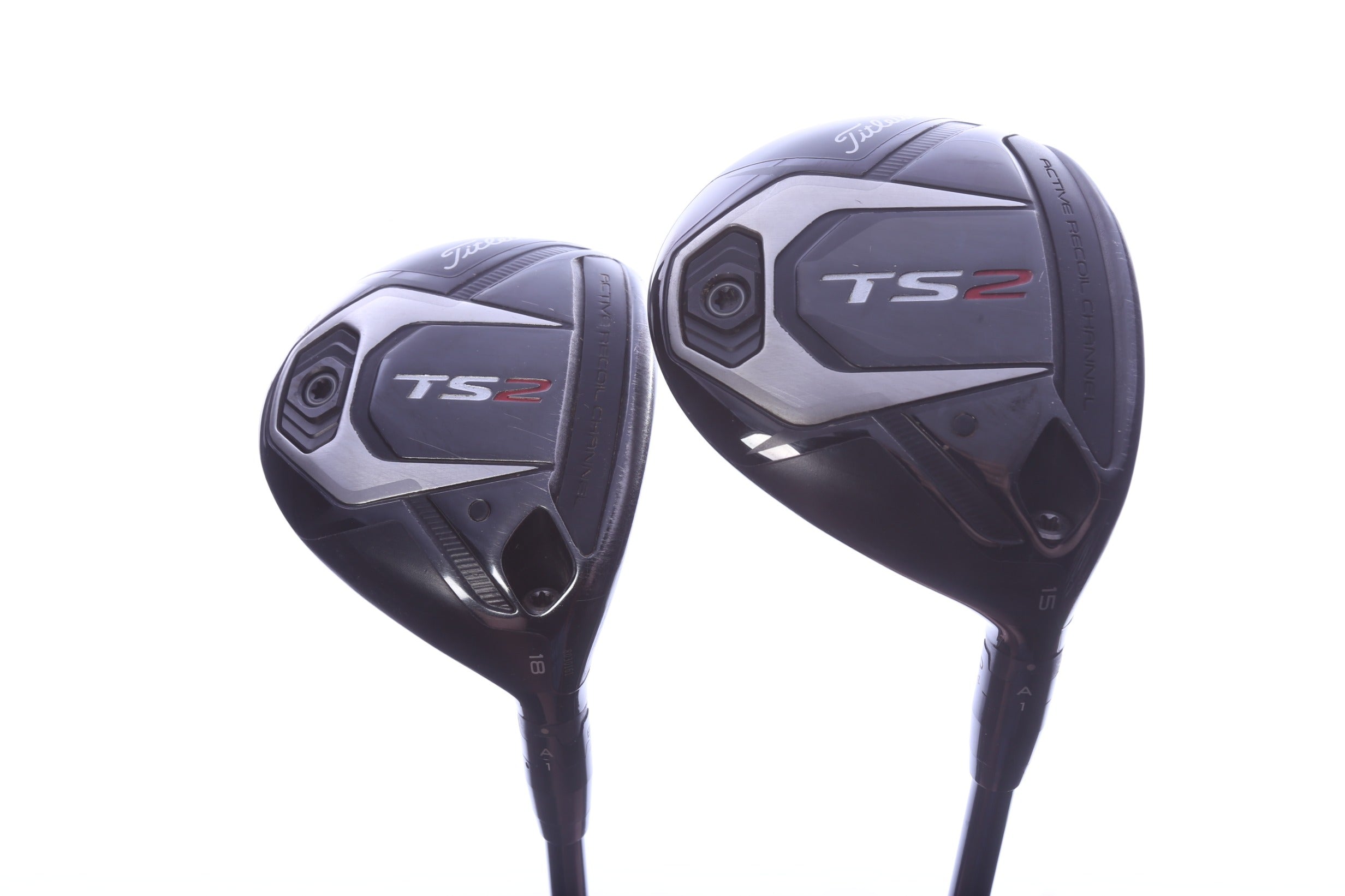 Used Titleist TS2 Wood Set - Right-Handed - 3W, 5W - Stiff Flex