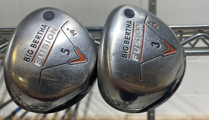 Wholesale Lot of 20 Golf Clubs - Callaway Big Bertha Fusion Fairway Woods-Next Round