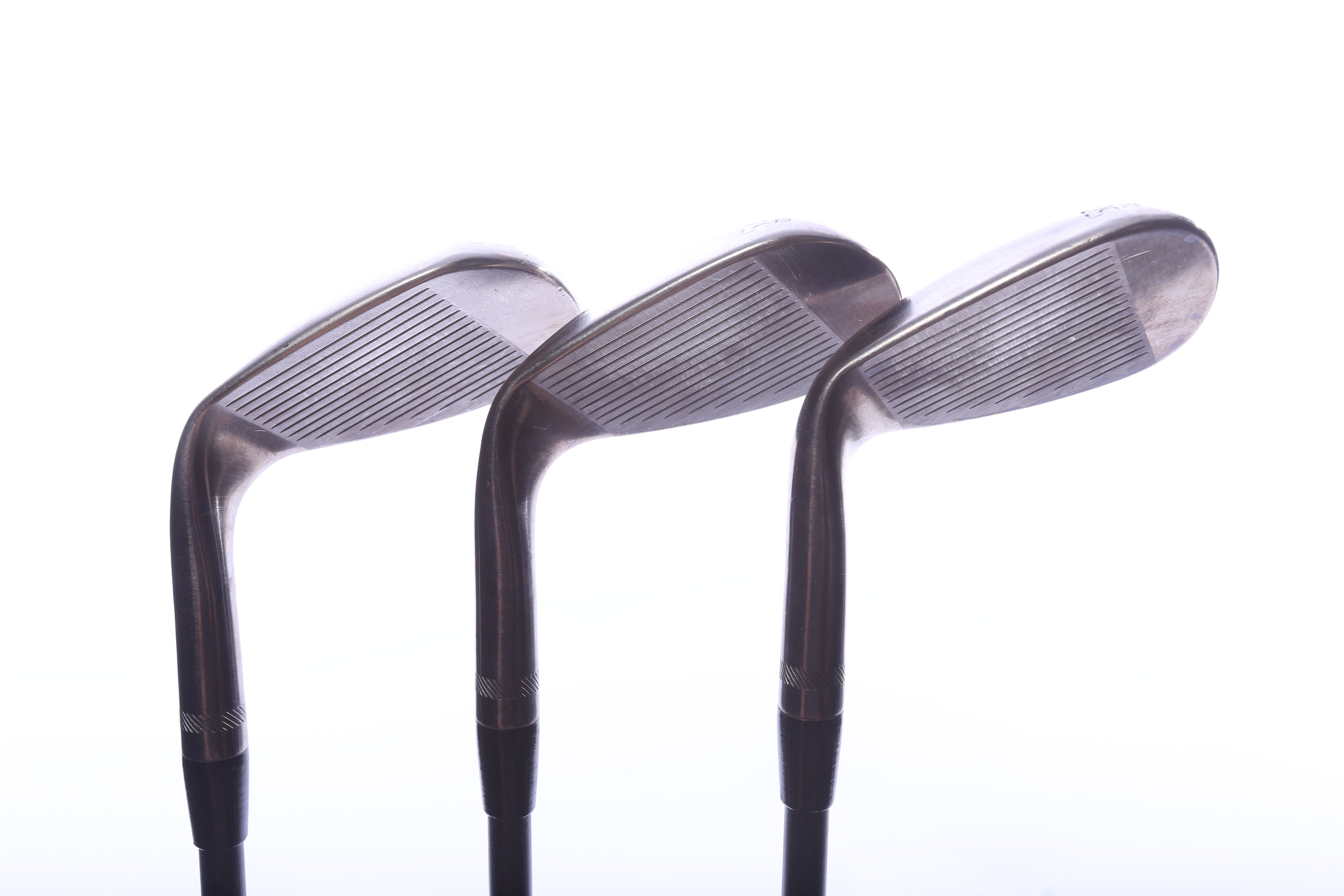 Used Titleist Vokey SM9 Brushed Steel Wedge Set - Right-Handed - 50*, 54*, 58* - Regular Flex-Next Round