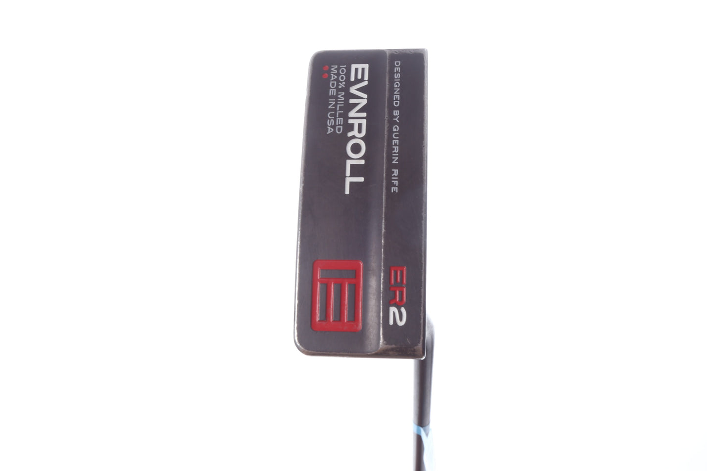 Used Evnroll ER2 Black MidBlade Putter - Right-Handed - 33.5 in - Mid-mallet-Next Round