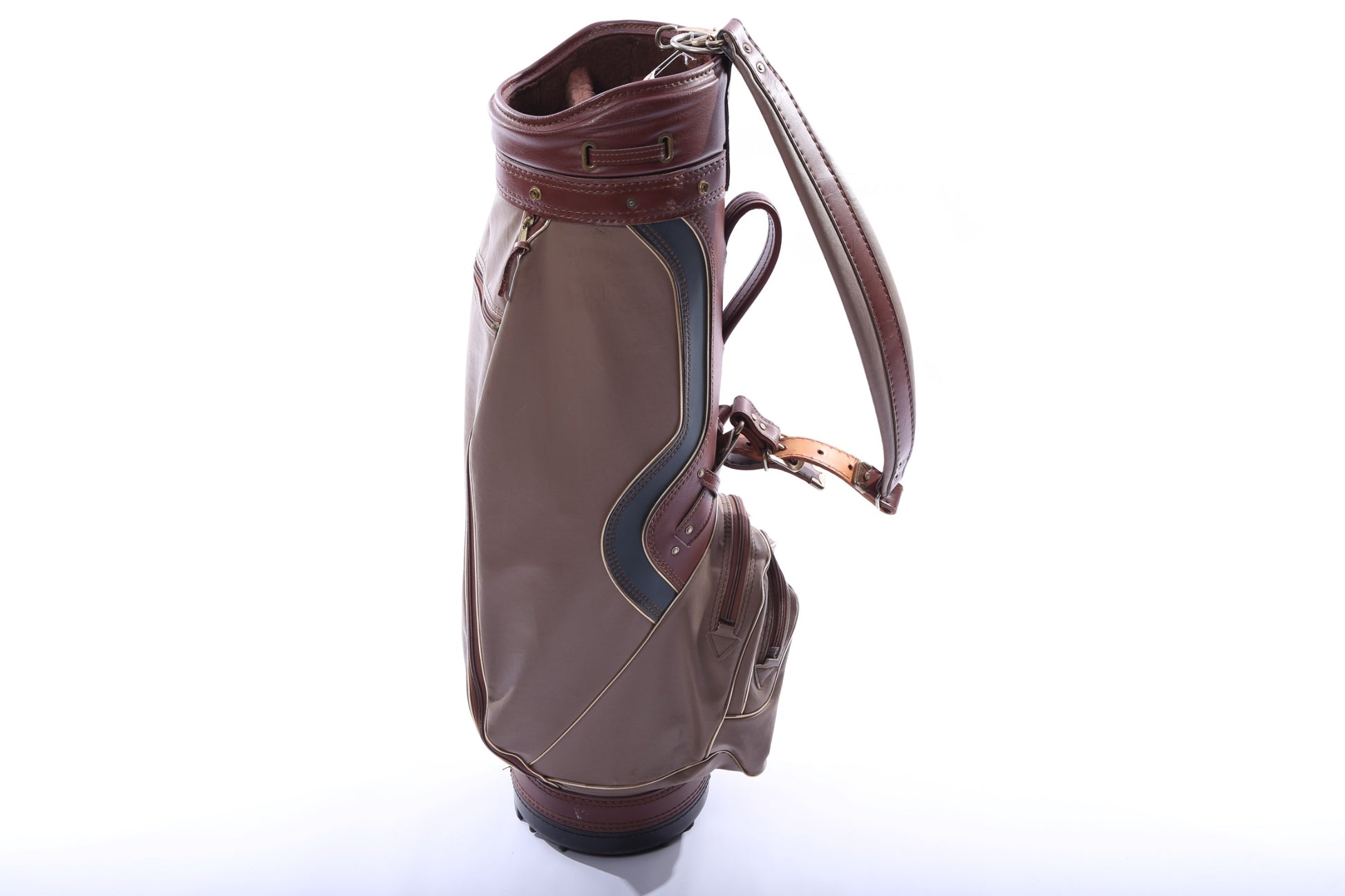 Used Titleist All Other Models Brown Cart Bag - 3-Way - 4 Pockets - Rain Cover Not Included-Next Round