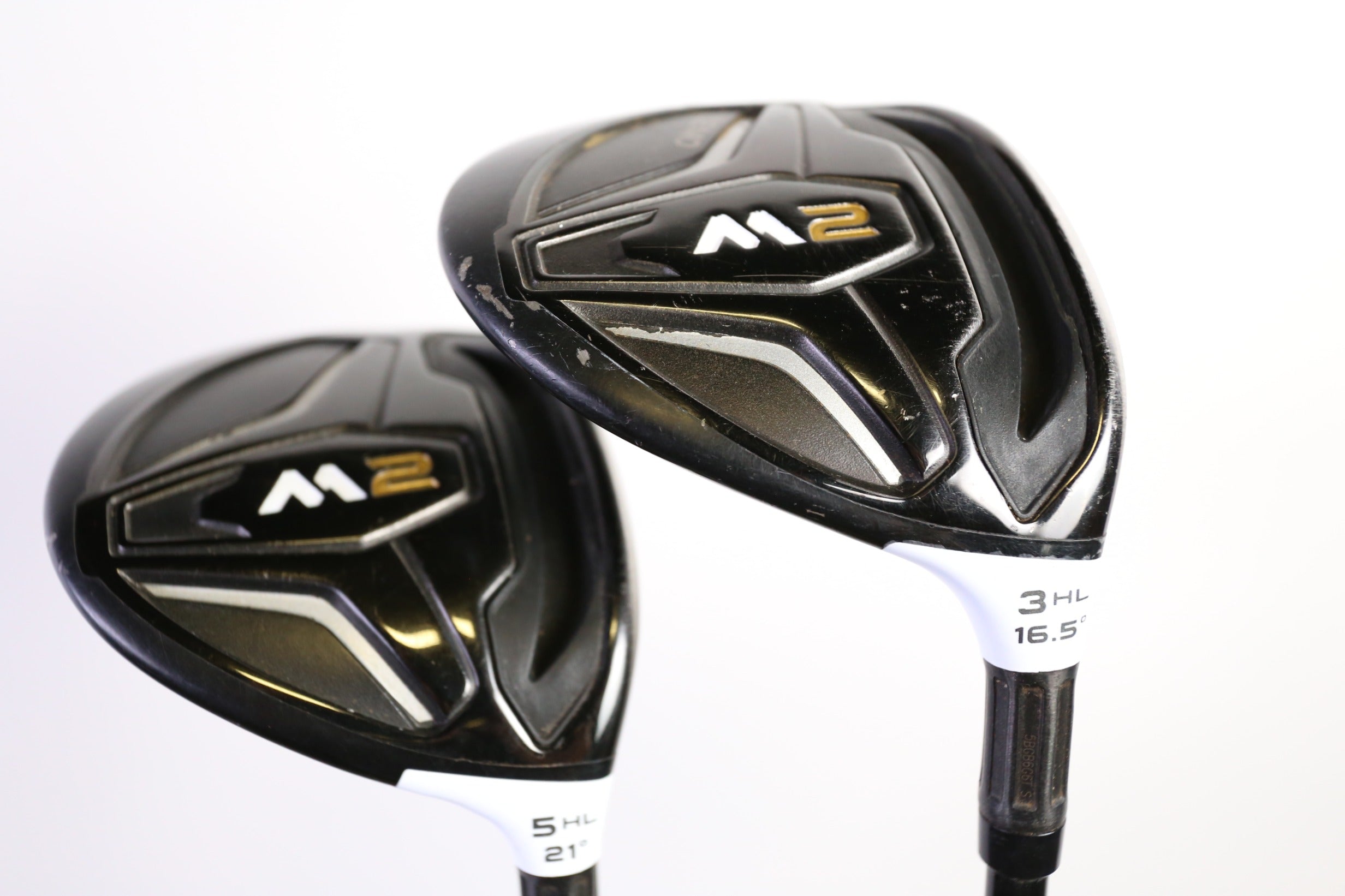 Used TaylorMade M2 Wood Set - Right-Handed - 3W, 5W - Regular Flex