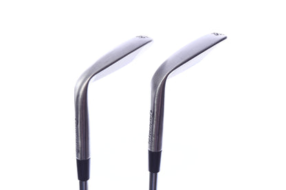 Used TaylorMade Milled Grind Chrome Wedge Set - Right-Handed - 56*, 60* - Wedge Flex