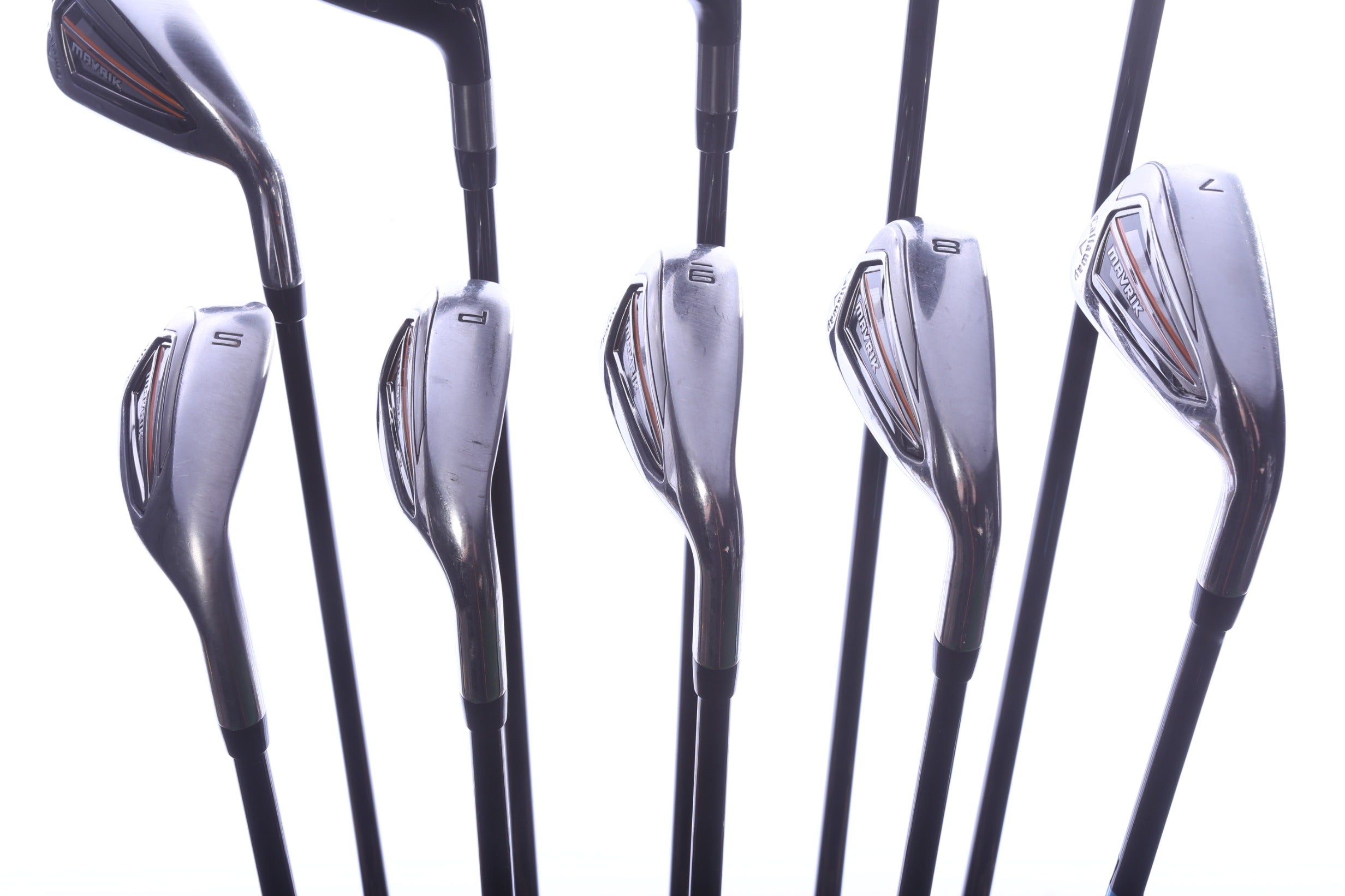 Used Callaway Mavrik 17-Piece Club Set Complete Set - Right-Handed - Driver, 3W, 4H, 5H, 6-PW, SW - Regular Flex