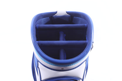 Used Mizuno Tour Multicolor Cart Bag - 5-Way - 7 Pockets - Rain Cover Included-Next Round