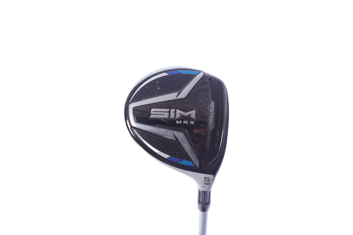 Used TaylorMade SIM MAX 5-Wood - Right-Handed - 18 Degrees - Ladies Flex