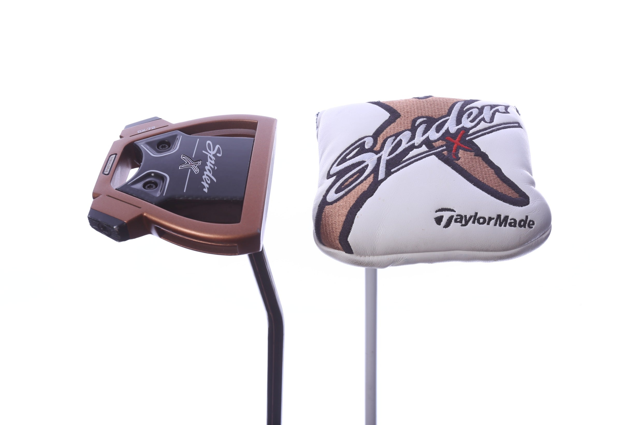 Used TaylorMade Spider X Copper Single Bend Putter - Right-Handed - 35 in - Mallet