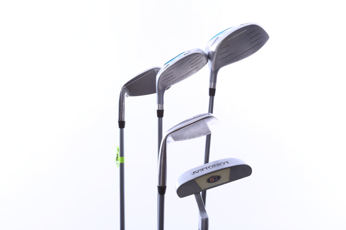 Used Us Kids Golf U/L 48 Grey/Teal Kids Set - Right-Handed - 1W, 4H, 7i, SW(56*), Putter - Youth Flex-Next Round