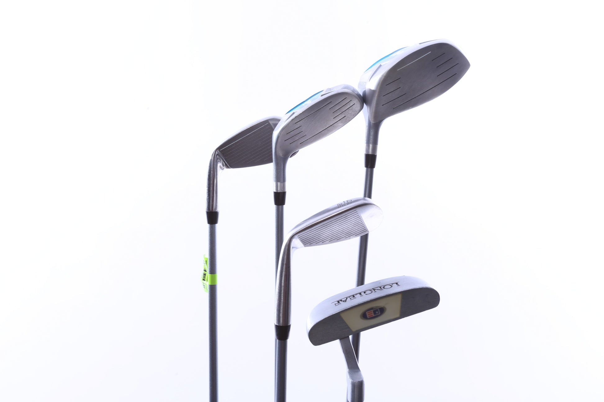 Used Us Kids Golf U/L 48 Grey/Teal Kids Set - Right-Handed - 1W, 4H, 7i, SW(56*), Putter - Youth Flex-Next Round