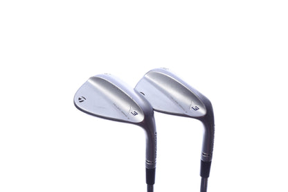 Used TaylorMade Milled Grind 3 Chrome Wedge Set - Right-Handed - 52*, 56* - Wedge Flex
