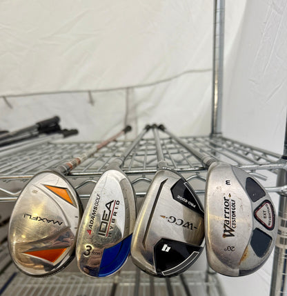Wholesale Lot 40 Golf Clubs - Assorted Hybrids-Next Round