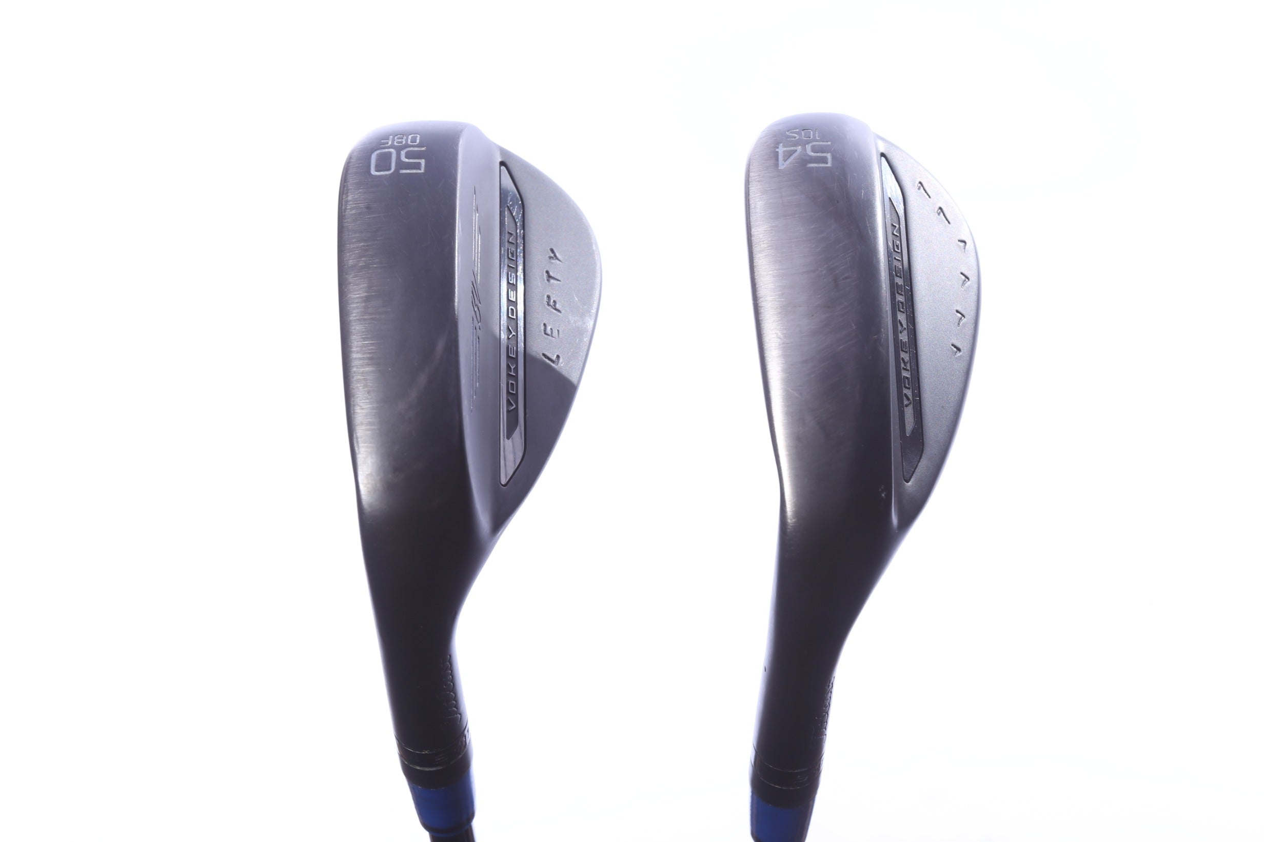 Used Titleist Vokey SM11 Jet Black Wedge Set - Left-Handed - 50*, 54* - Regular Flex