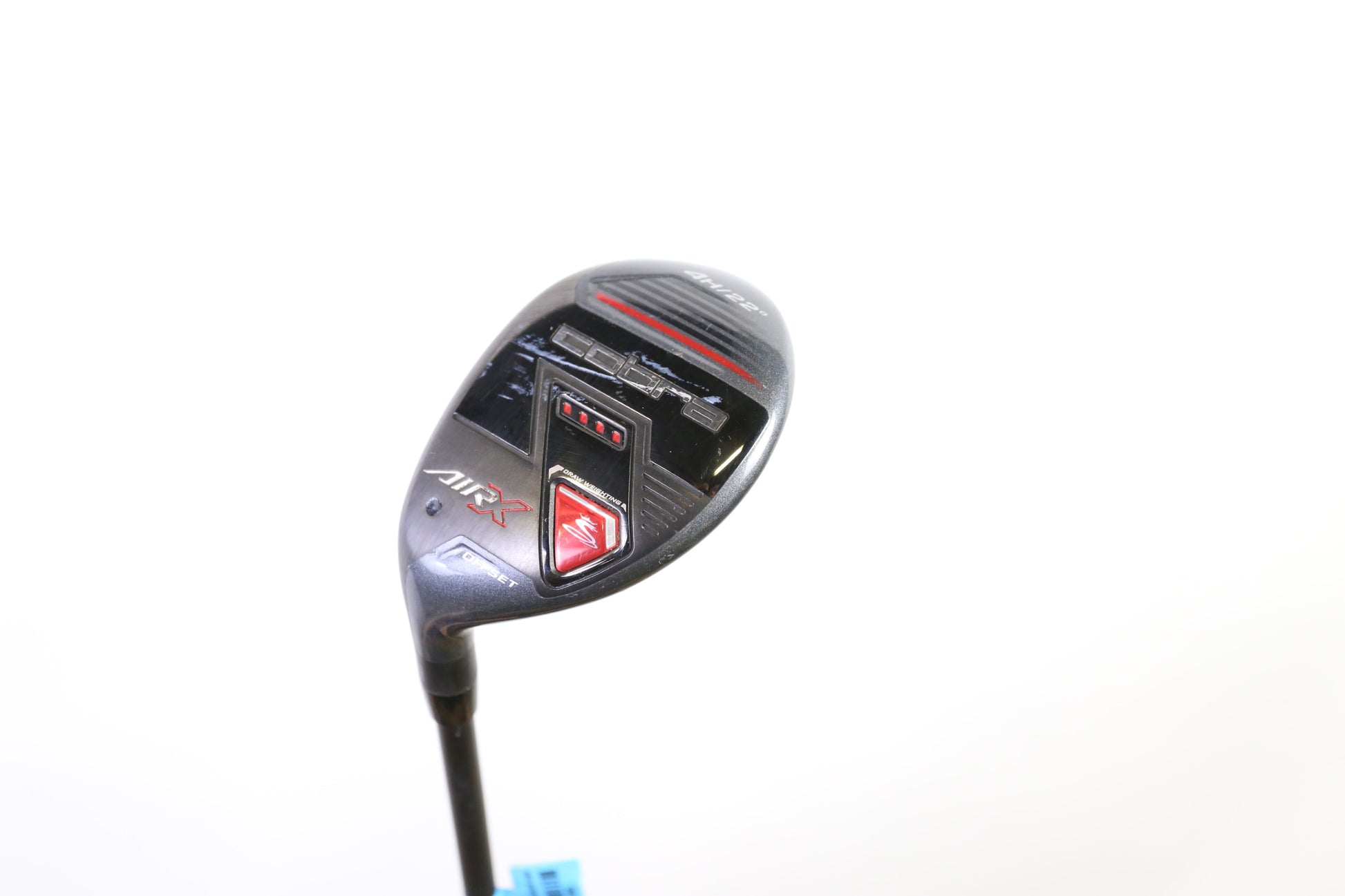 Used Cobra AIR-X Grey/Red 4H Hybrid - Left-Handed - 22 Degrees - Regular Flex-Next Round