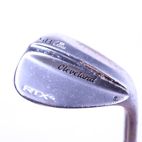 Used Cleveland RTX 4 TOUR ISSUE Lob Wedge - Right-Handed - 58 Degrees - Stiff Flex-Next Round