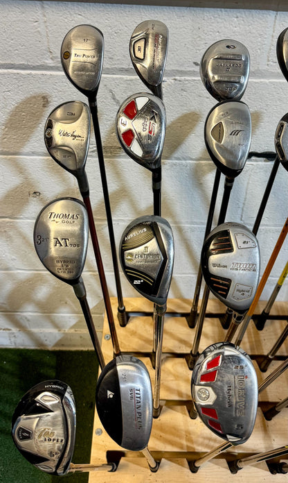 Wholesale Lot of 40 Golf Clubs - Assorted Hybrids-Next Round