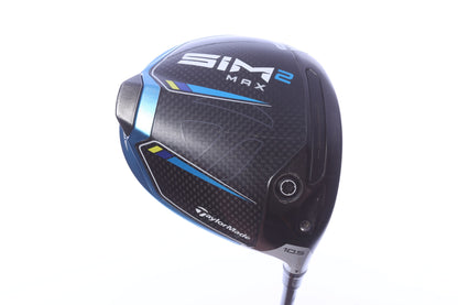 Used TaylorMade SIM2 MAX Driver - 10.5 Degrees - Stiff Flex Fujikura VENTUS Red - Right-Handed