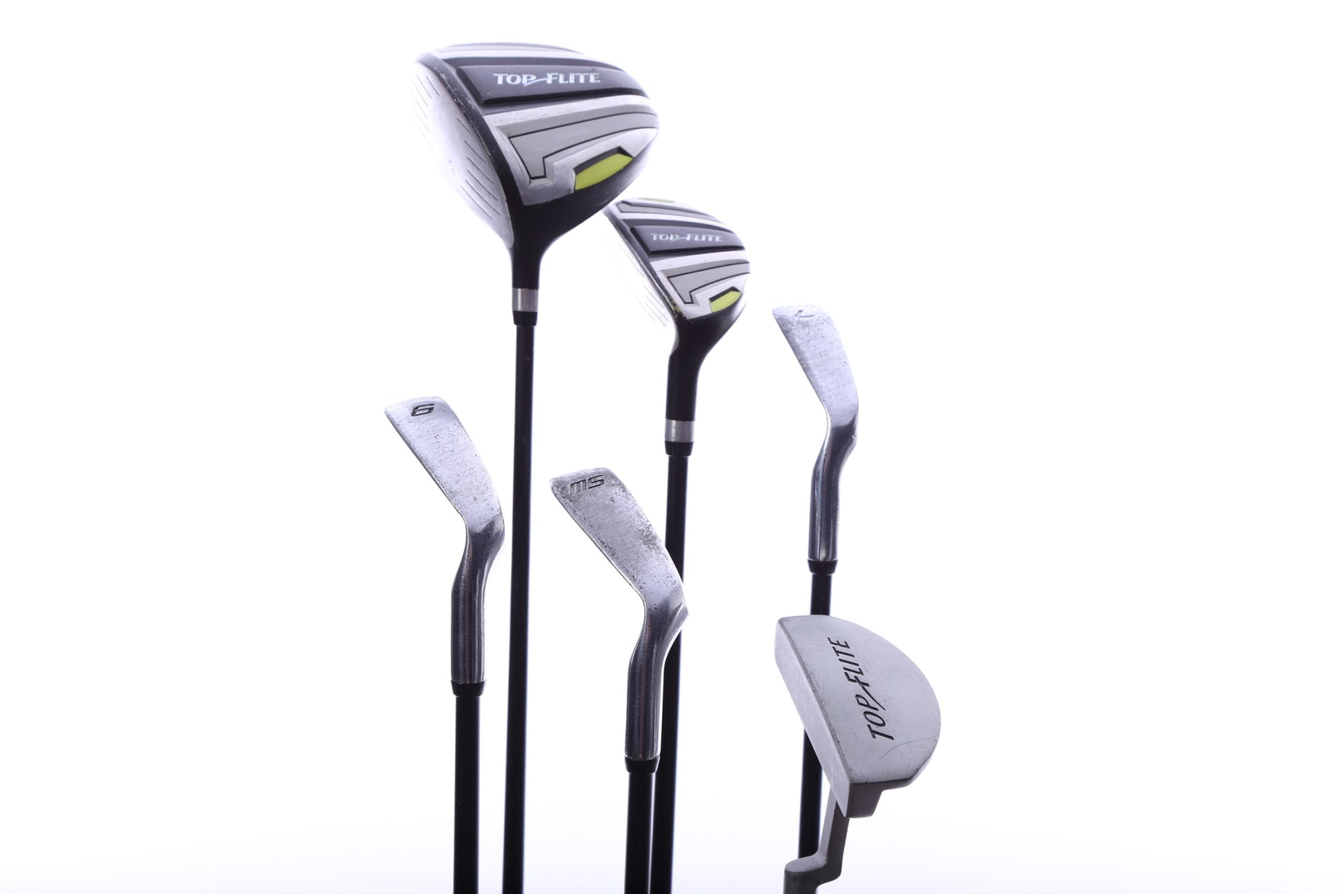 Used Top Flite Junior Kids Set - Left-Handed - 1W, HY, 7i, 9i, SW, Putter - Youth Flex-Next Round