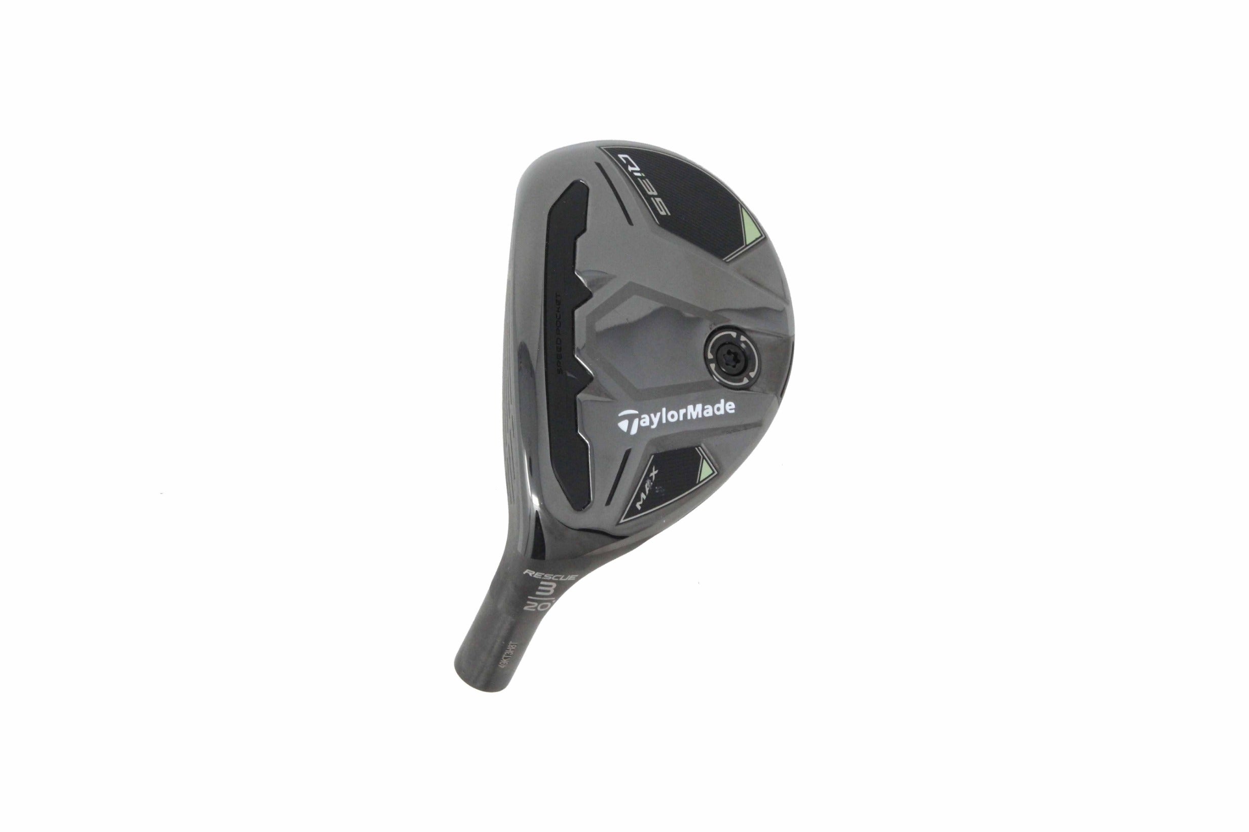 Used TaylorMade Qi35 MAX Rescue 3H - HEAD ONLY - Left-Handed - 20 Degrees