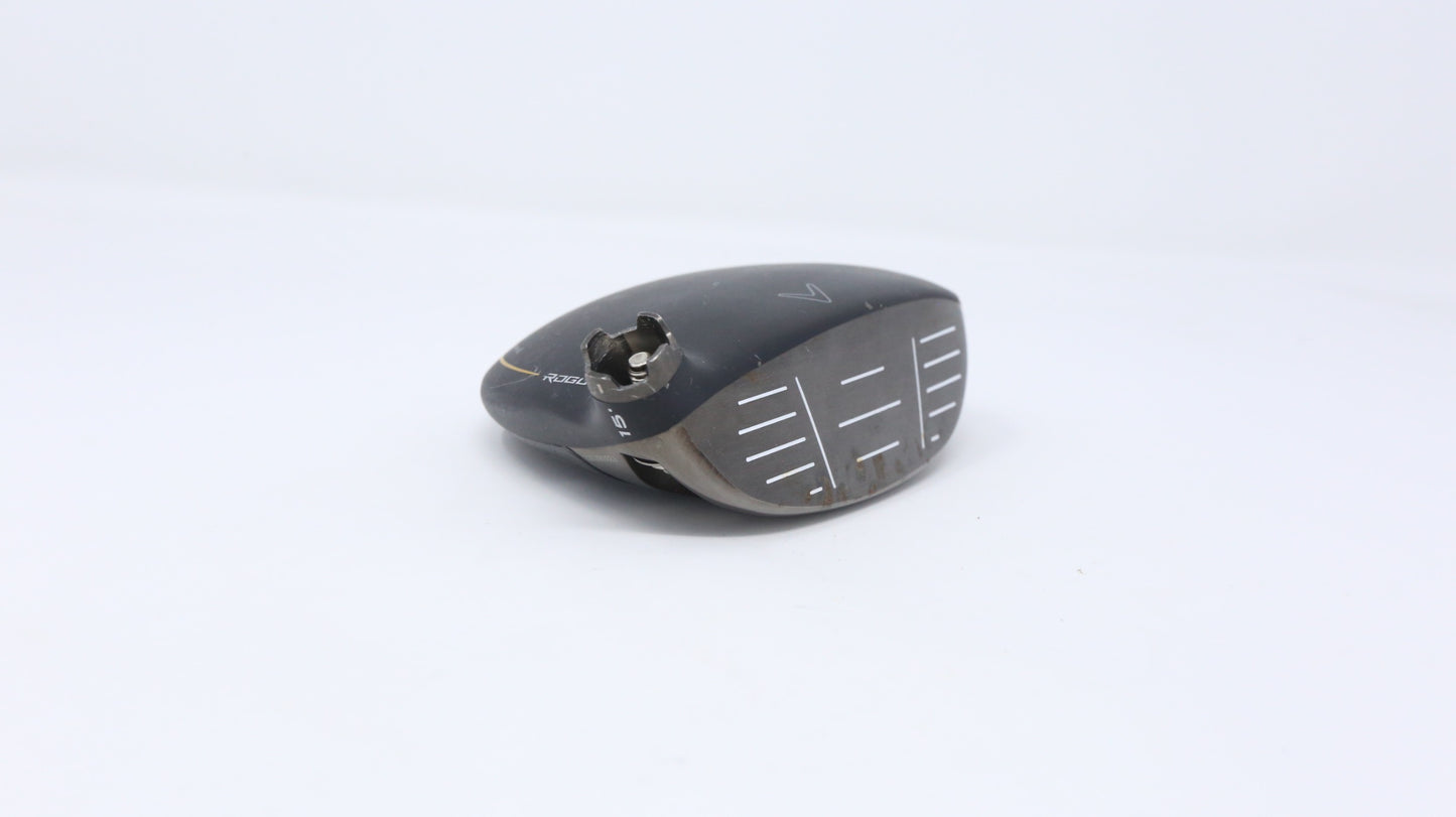 Used Callaway Rogue ST MAX 3-Wood - HEAD ONLY - Left-Handed - 15 Degrees-Next Round