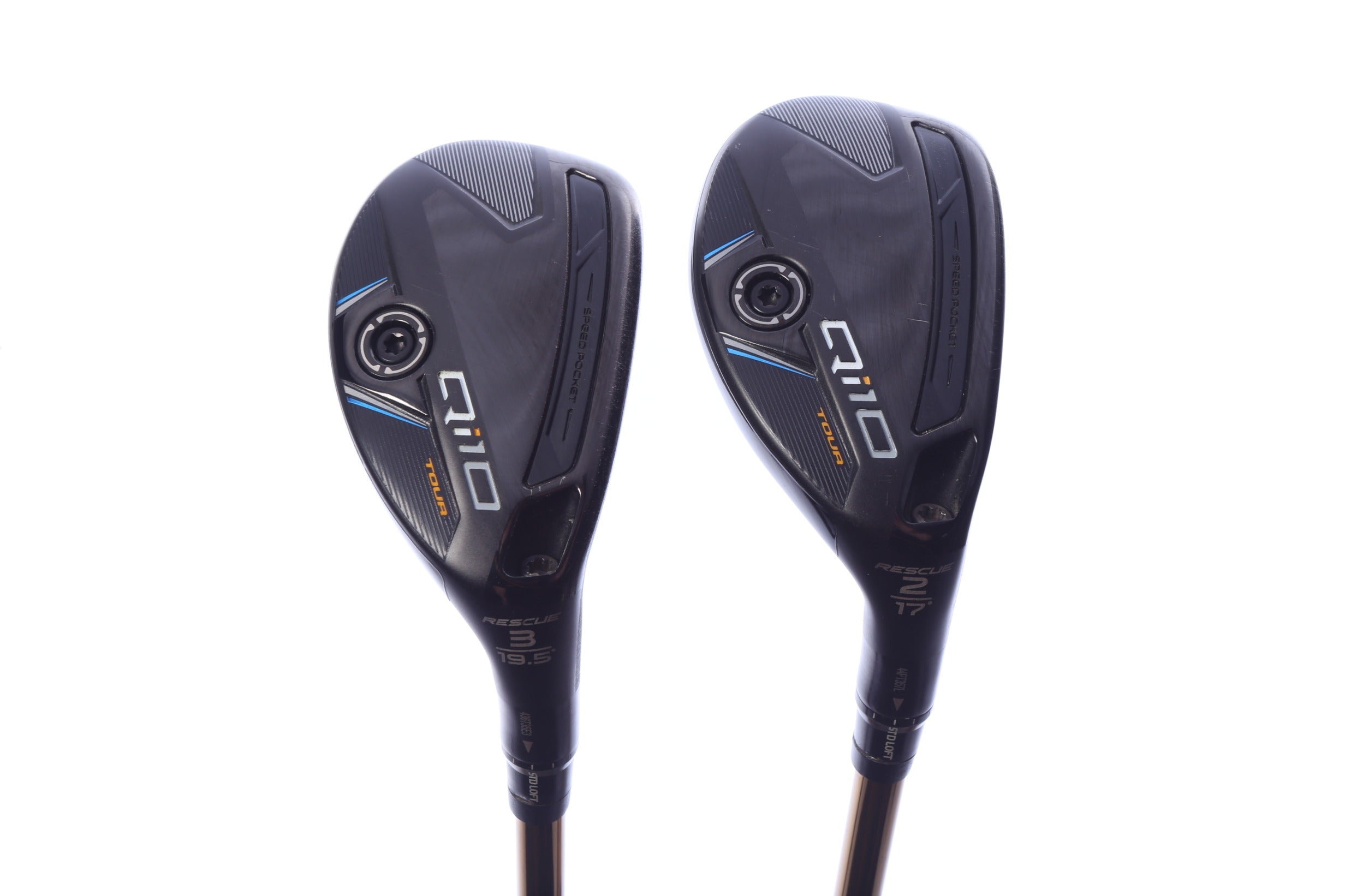 Used TaylorMade Qi10 Tour Hybrid Set - Right-Handed - 2H, 3H - Extra Stiff Flex