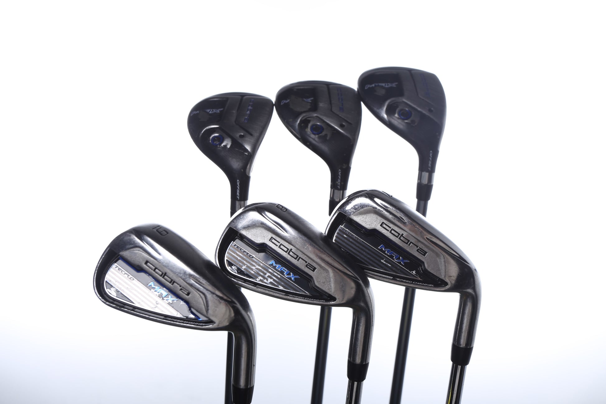 Used Cobra Max Combo Iron Set - Right-Handed - 4-6H, 7-9 - Regular Flex-Next Round