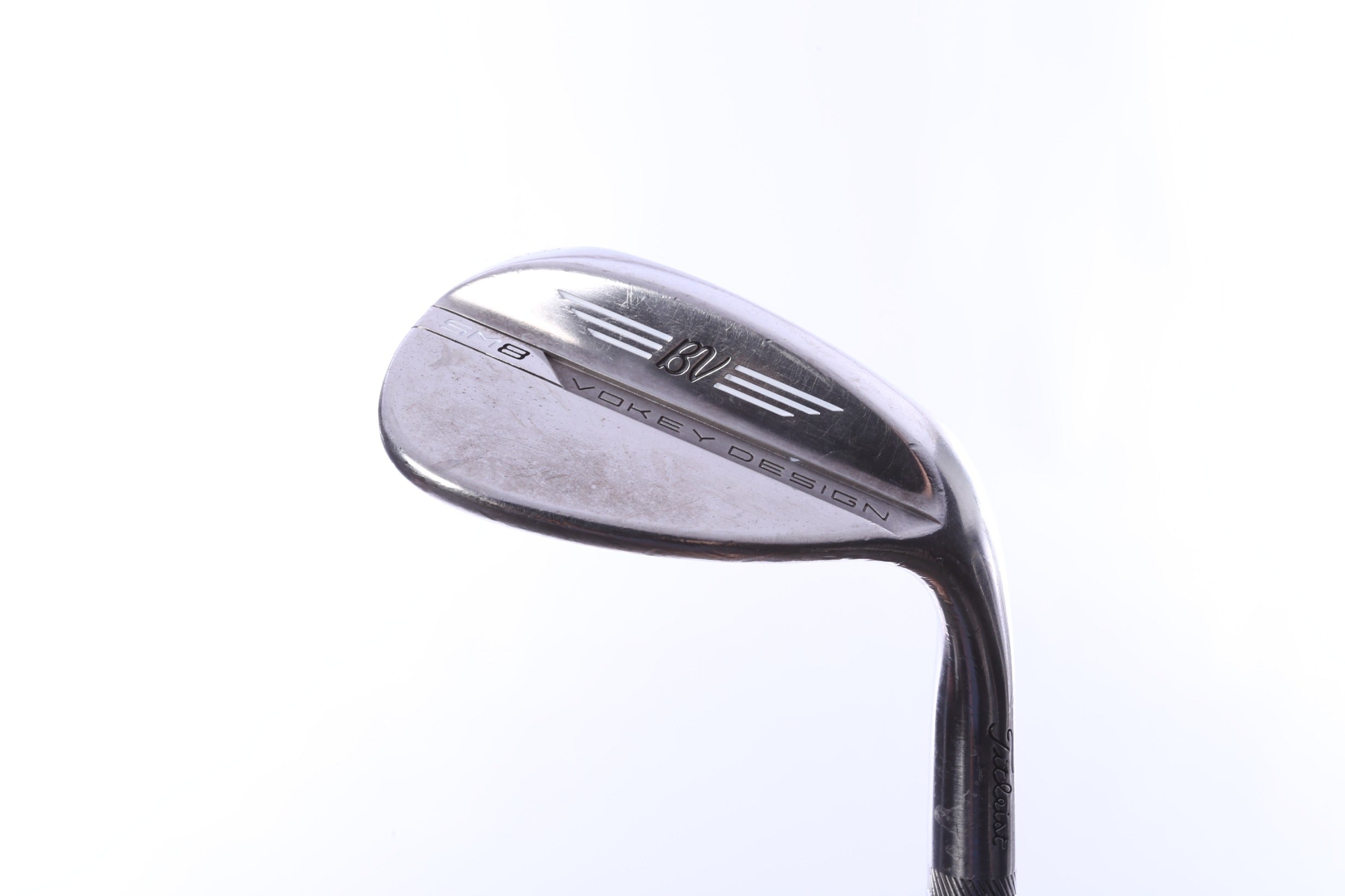 Used Titleist Vokey SM8 Brushed Steel Lob Wedge - Right-Handed - 58 Degrees - Extra Stiff Flex-Next Round