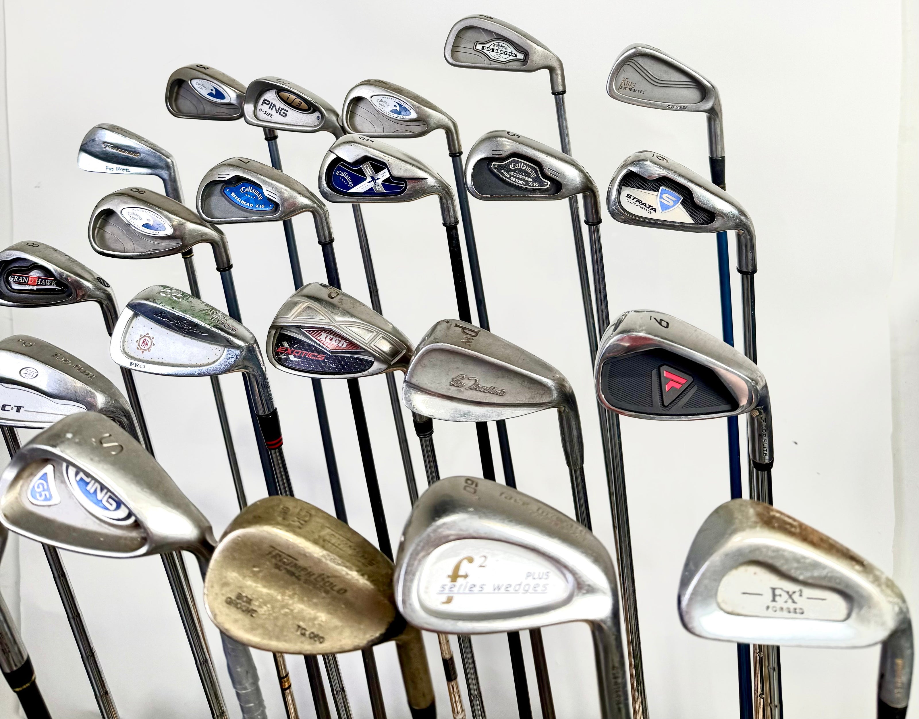 Wholesale Lot of 48 Golf Clubs - Right Handed - Assorted Irons and Wedges-Next Round