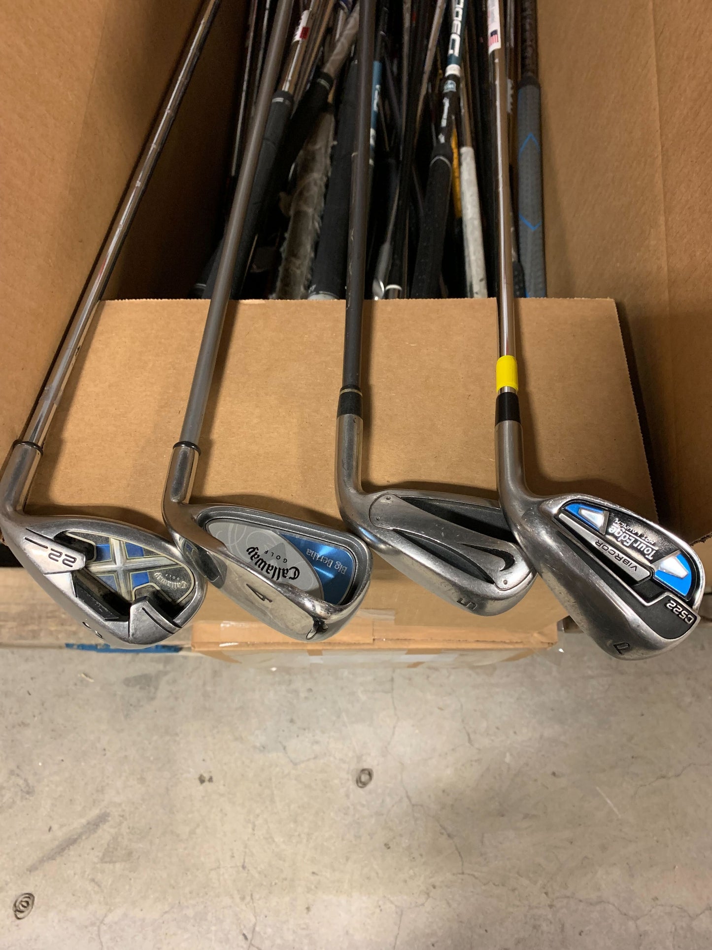 Wholesale Lot of 50 Tour Edge, Callaway, Nike Single Irons-Next Round