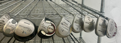 Wholesale Lot of 35 Golf Clubs - Assorted Wilson, Drivers, Woods, and Hybrids-Next Round