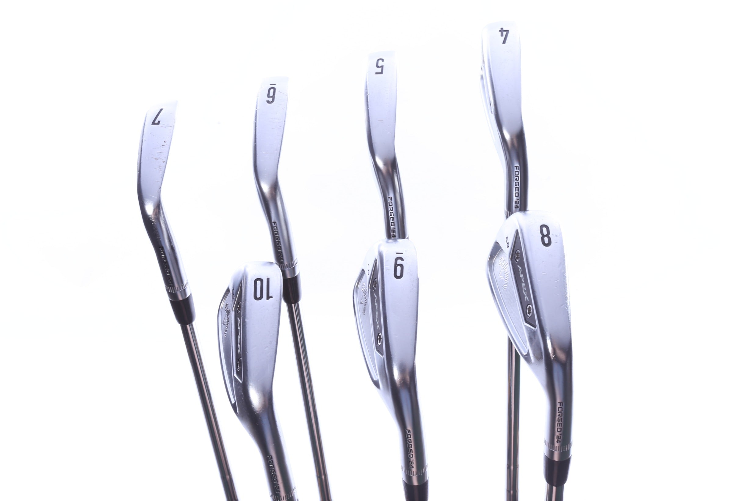 Used Callaway Apex CB 24 Iron Set - Right-Handed - 4-10(PW) - Stiff Flex-Next Round