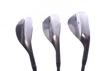 Used Titleist Vokey SM8 Brushed Steel Wedge Set - Right-Handed - 52*, 56*, 60* - Regular Flex-Next Round