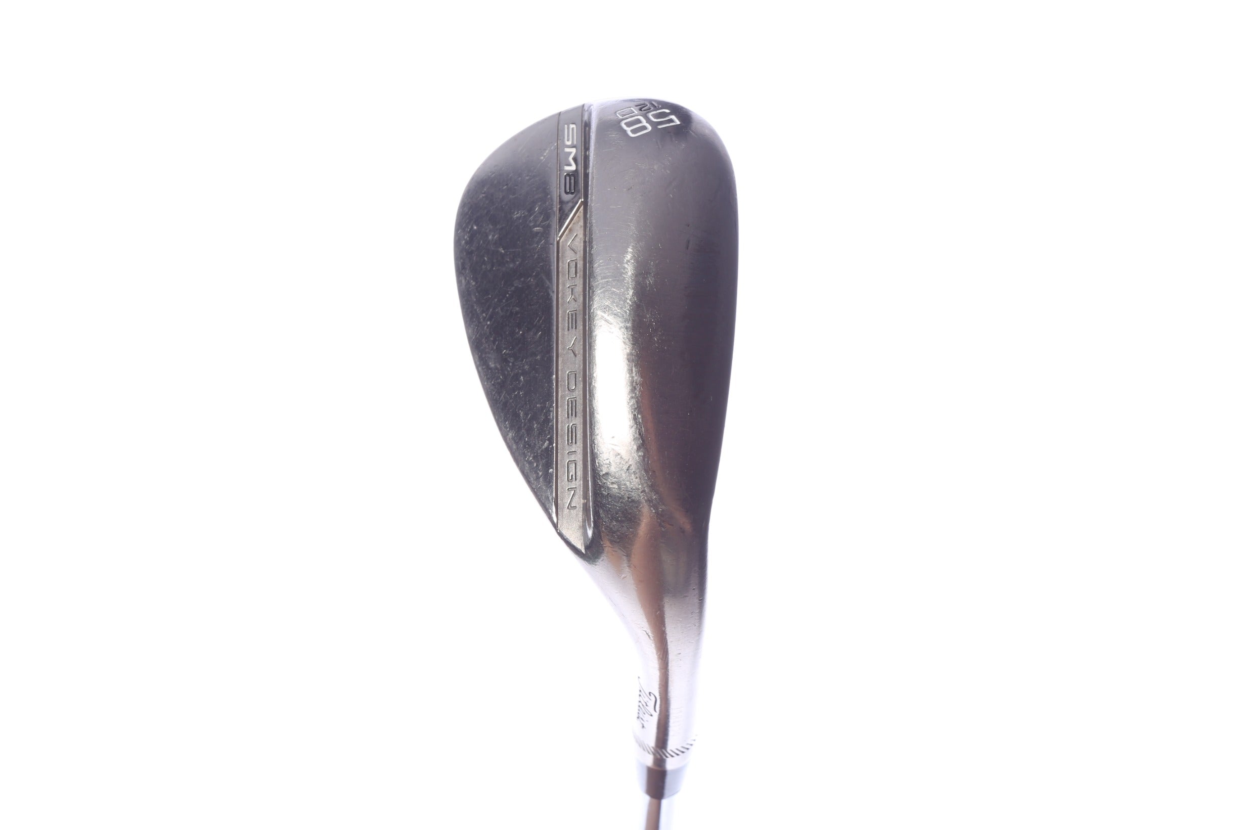 Used Titleist Vokey SM8 Brushed Steel Lob Wedge - Right-Handed - 58 Degrees - Wedge Flex-Next Round