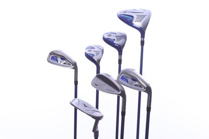 Used Mizuno JM01 140 Elite 7-Piece Junior Kids Set - Right-Handed - Driver, FW, HY, 7i, 9i, SW, Putter - Junior Flex