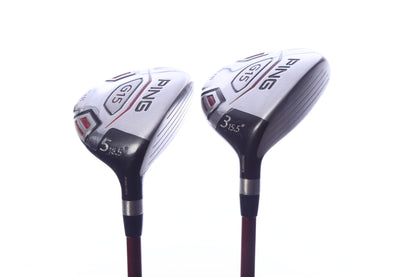 Used Ping G15 Wood Set - Right-Handed - 3W, 5W - Soft Regular Flex-Next Round