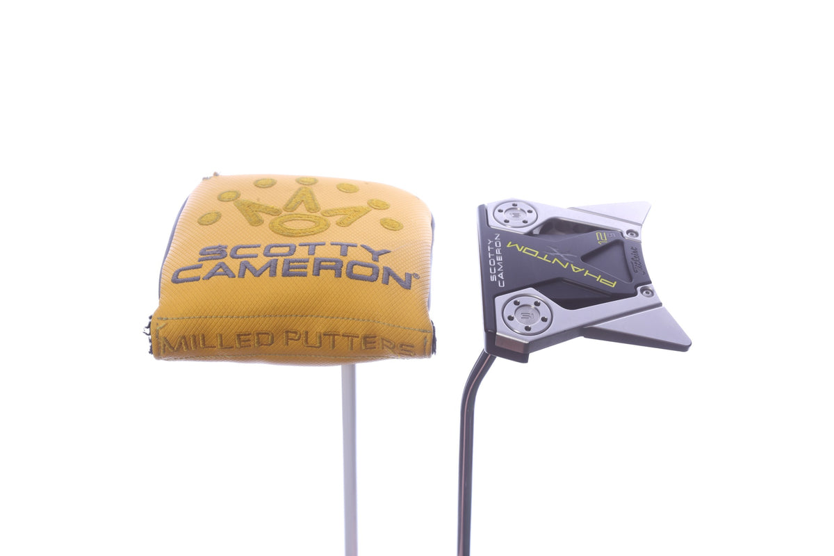 Used Titleist Scotty Cameron Phantom X 12.5 Putter - Left-Handed - 34 in - Mallet