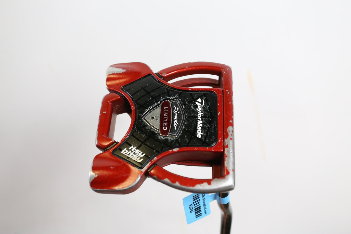 Used TaylorMade Spider Itsy Bitsy Limited Edition Red Putter - Right-Handed - 35 in - Mallet-Next Round