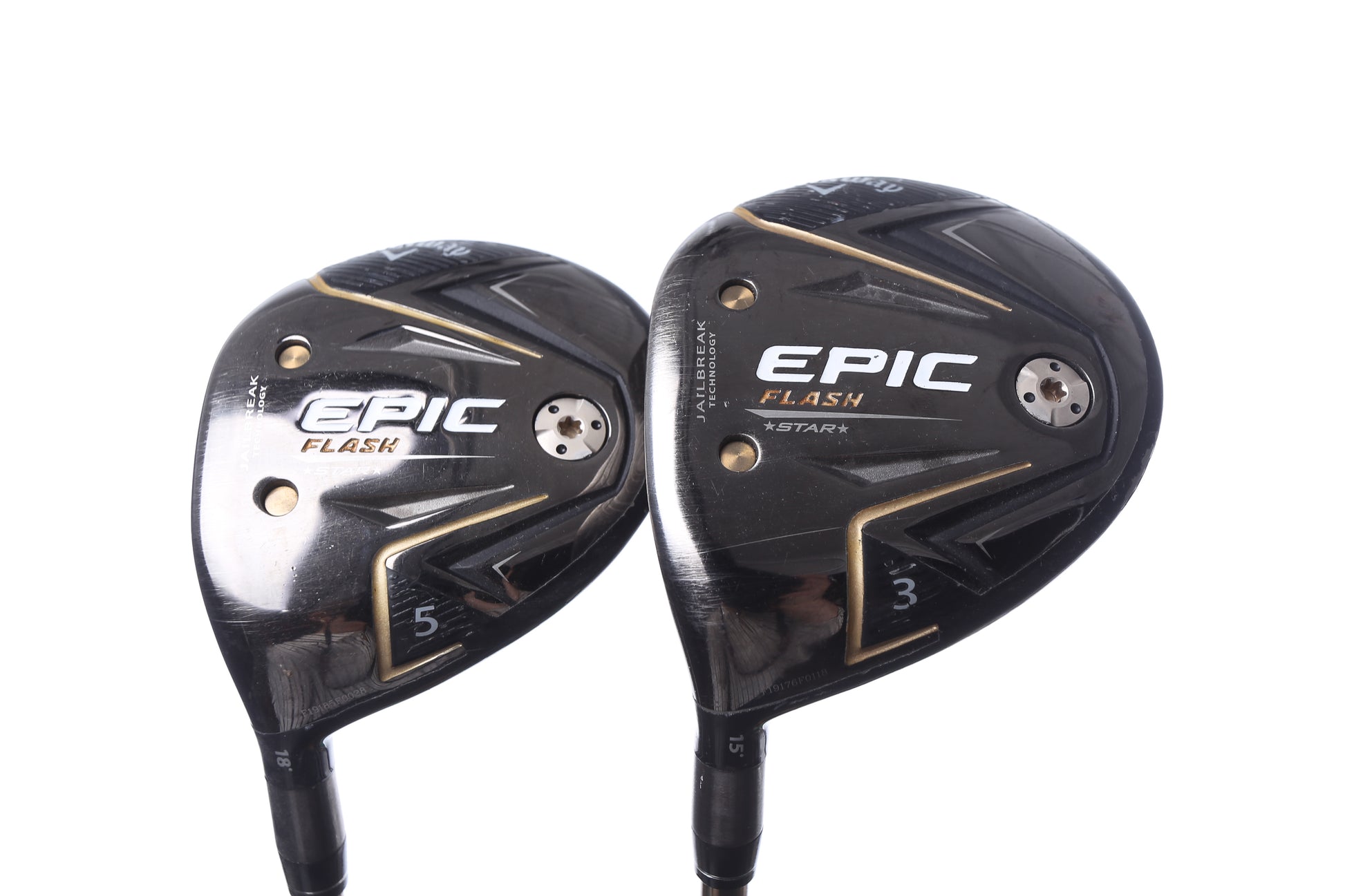 Used Callaway Epic Flash Star Wood Set - Left-Handed - 3W, 5W - Ladies Flex-Next Round