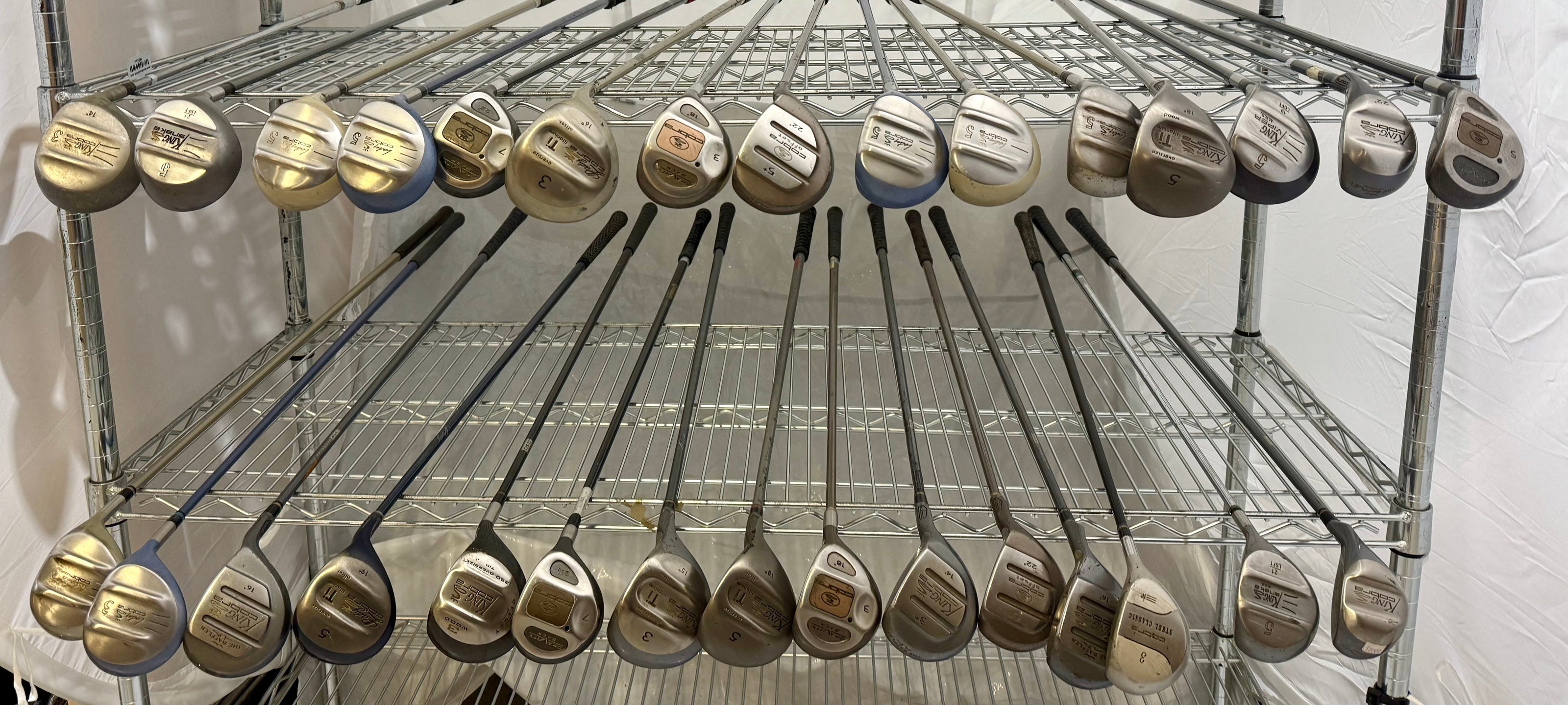 Wholesale Lot of 30 Golf Clubs - Cobra Fairway Woods-Next Round