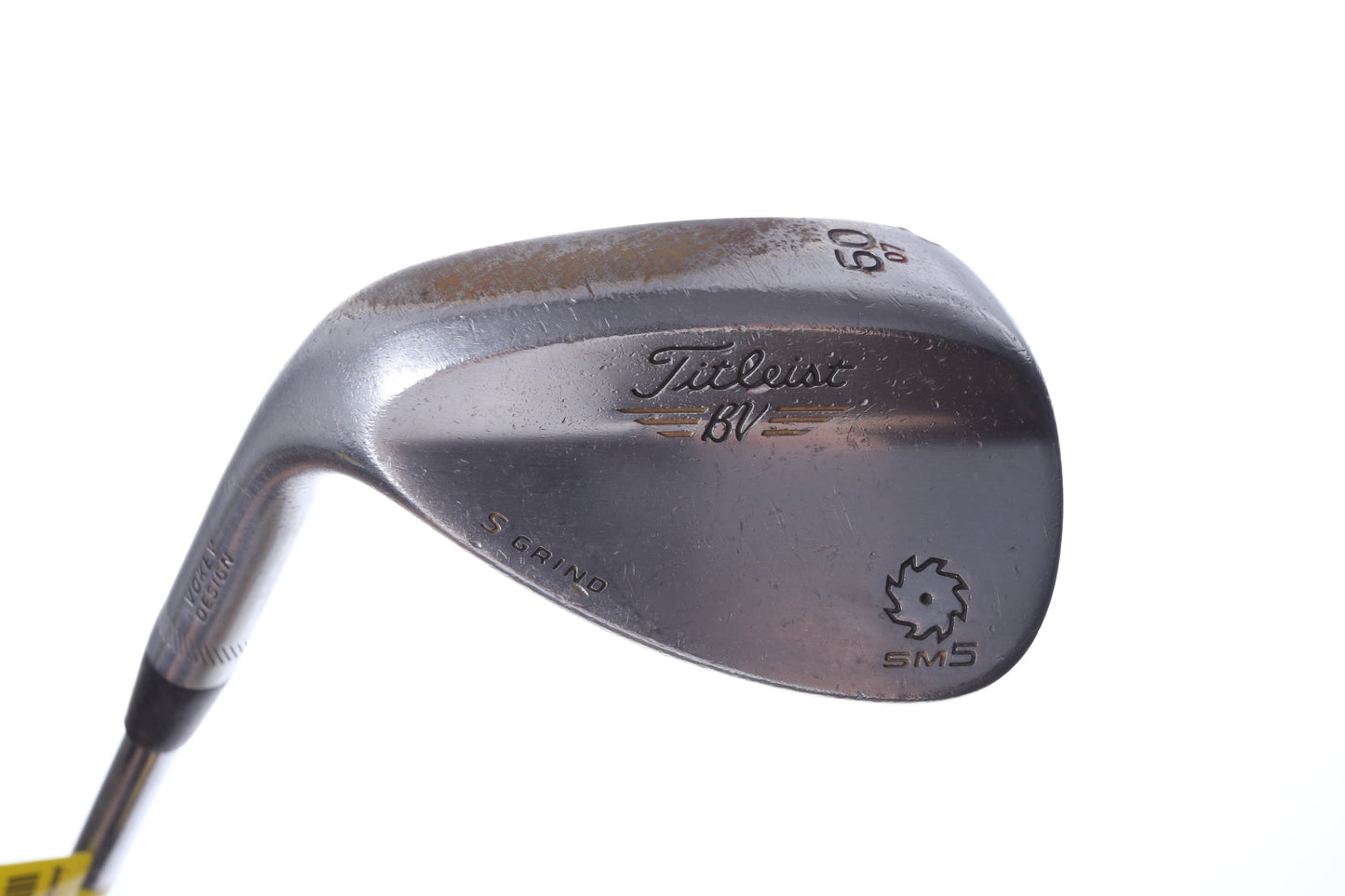 Used Titleist Vokey SM5 Gold Nickel Lob Wedge - Left-Handed - 60 Degrees - Wedge Flex-Next Round