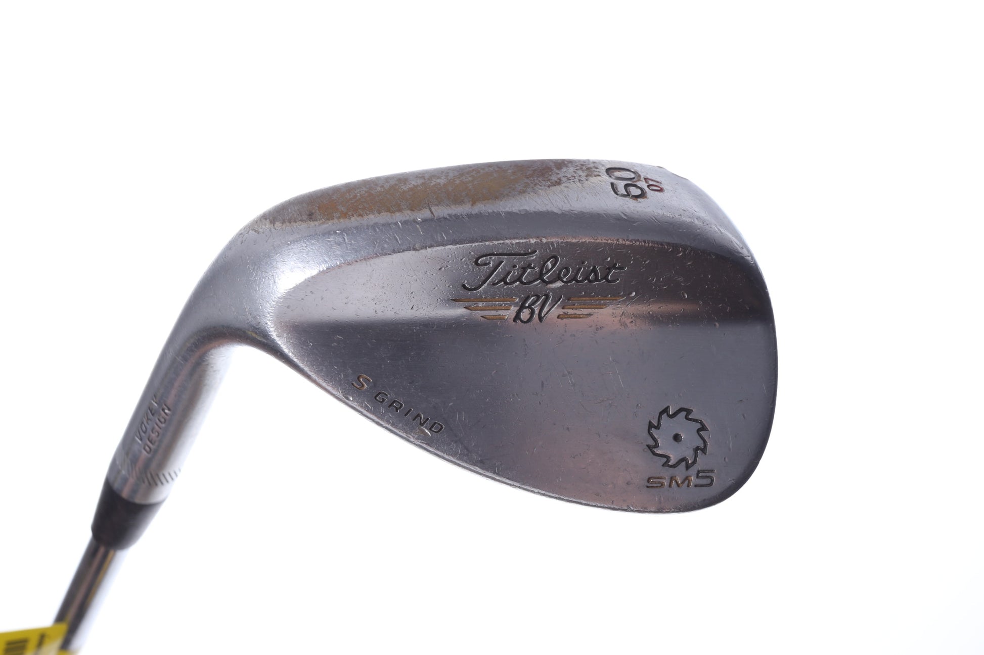 Used Titleist Vokey SM5 Gold Nickel Lob Wedge - Left-Handed - 60 Degrees - Wedge Flex-Next Round