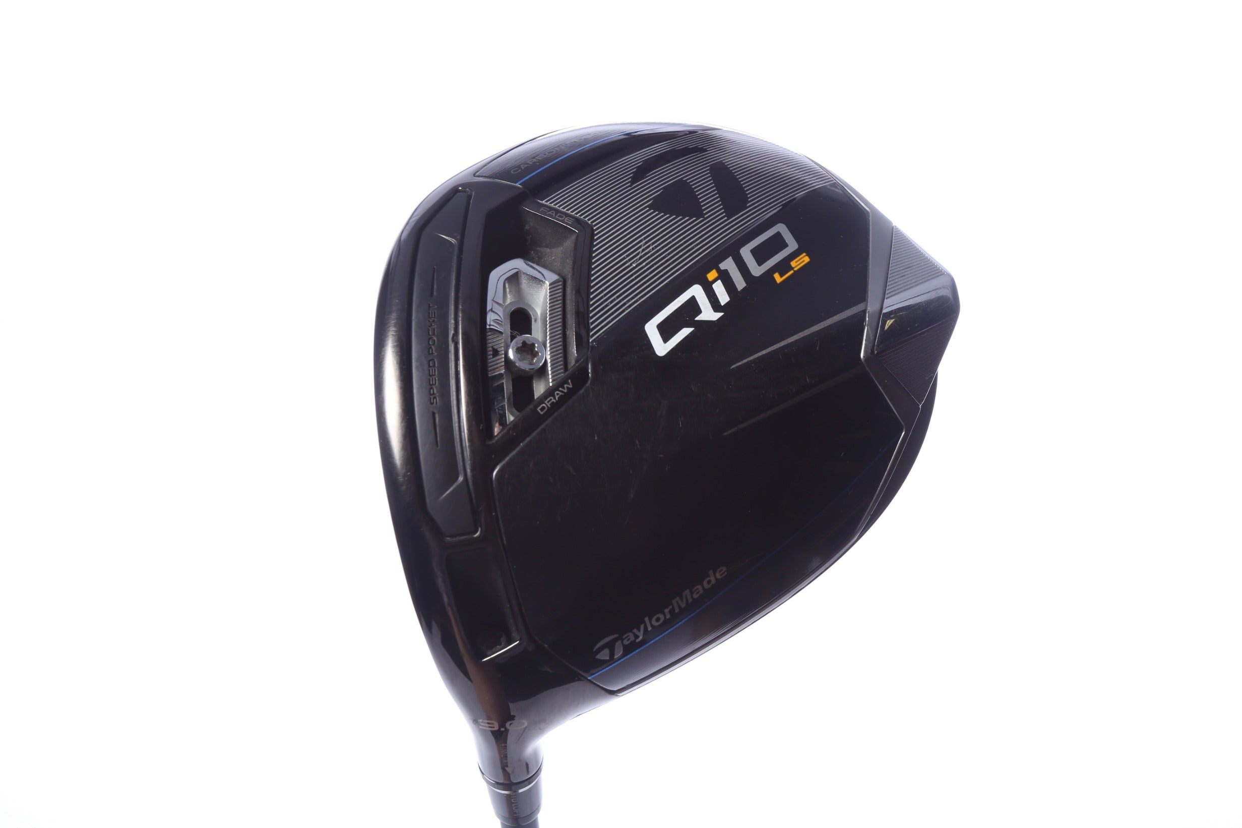 Used TaylorMade Qi10 LS Driver - 9 Degrees - Stiff Flex Mitsubishi Tensei AV Black - Left-Handed-Next Round