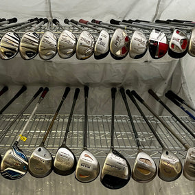 Wholesale Lot of 35 Golf Clubs - Left-Right-Handed - Fairway Woods and Hybrids-Next Round