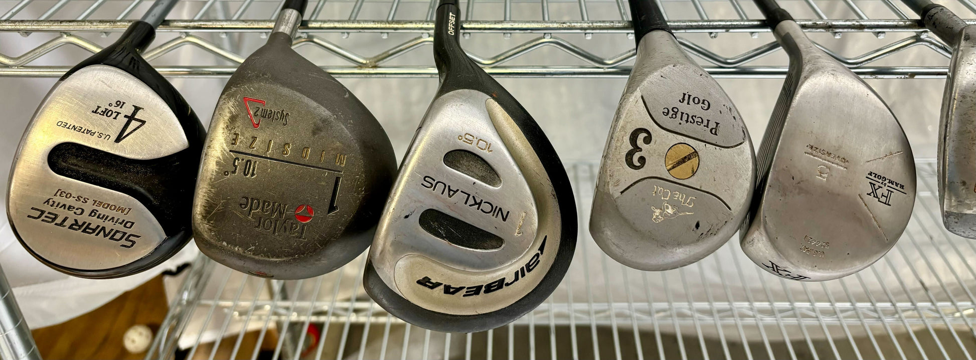 Wholesale Lot of 20 Golf Clubs - Assorted Fairway Woods-Next Round
